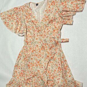 SHEIN wrap floral dress size XL
